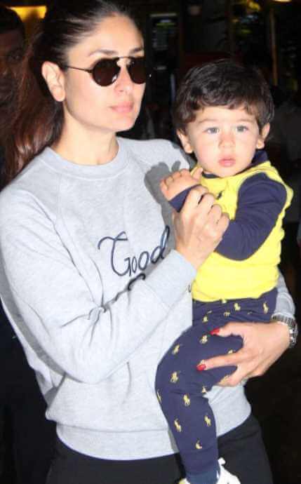 Kareena Kapoor with her Son