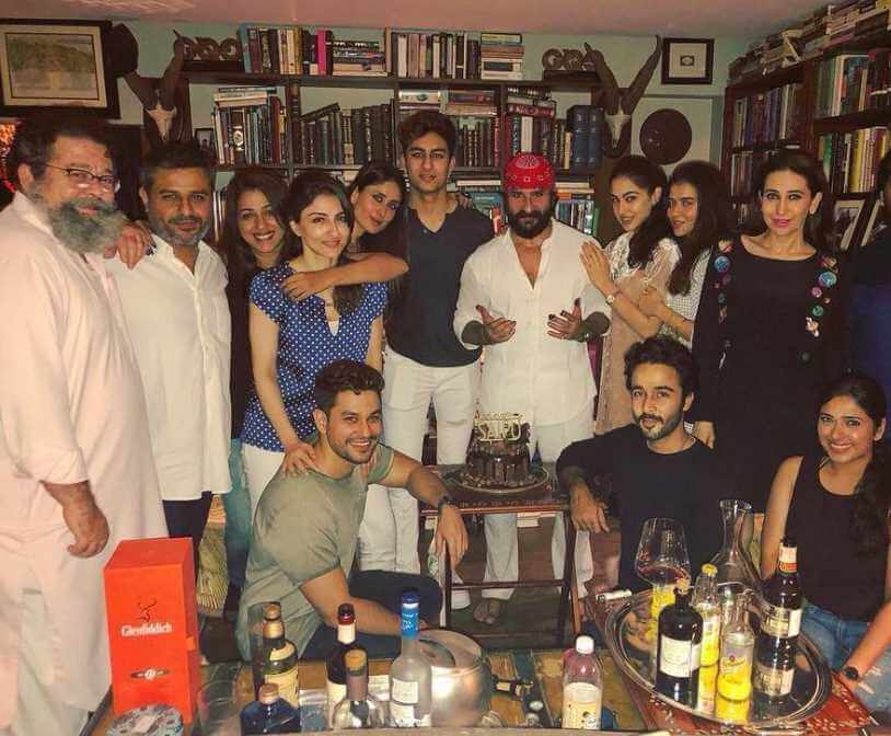 Kareena Kapoor with her family