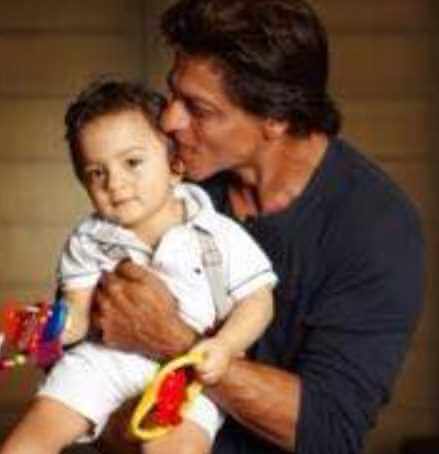 Shah Rukh Khan with his 2nd Son