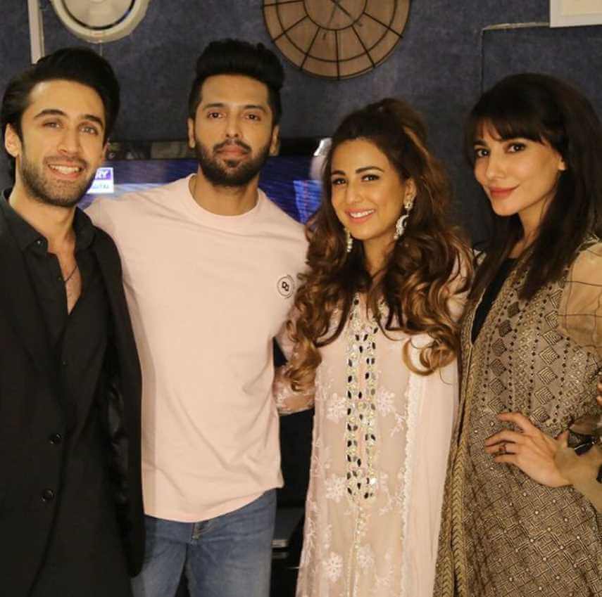 Ushna Shah with her Co-artist