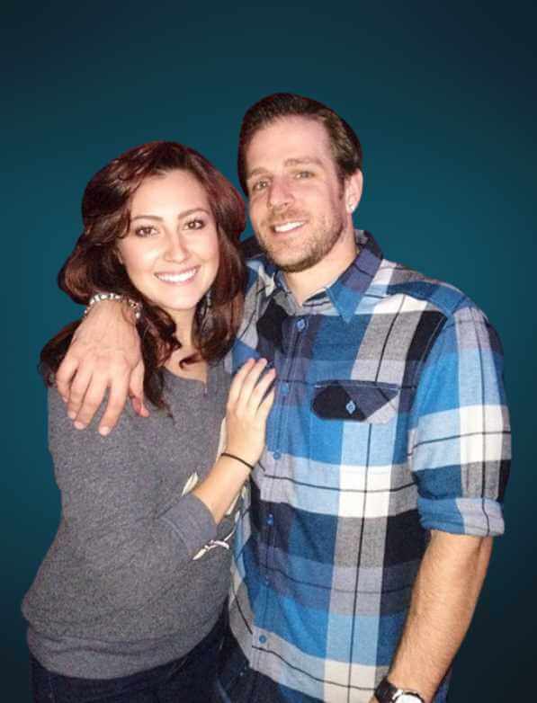 Justin Cassotta with his wife Photo
