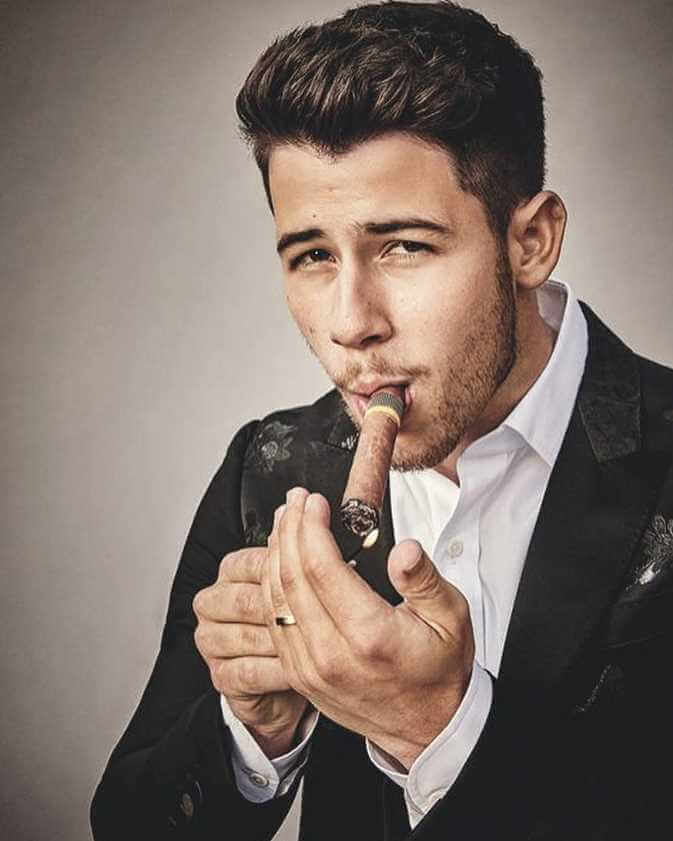 Nick Jonas Smoking Picture