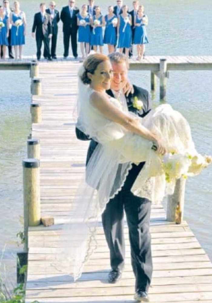 Jen Psaki and Gregory Mecher Wedding Photo