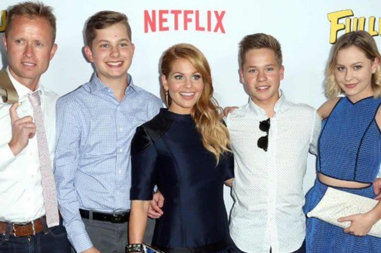 Candace Cameron Bure with her Family Photo