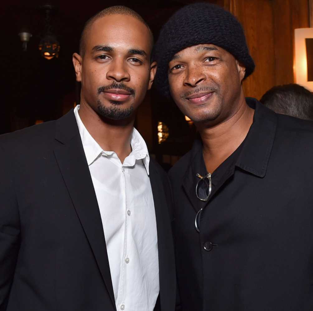 Michael Wayans with his father photo