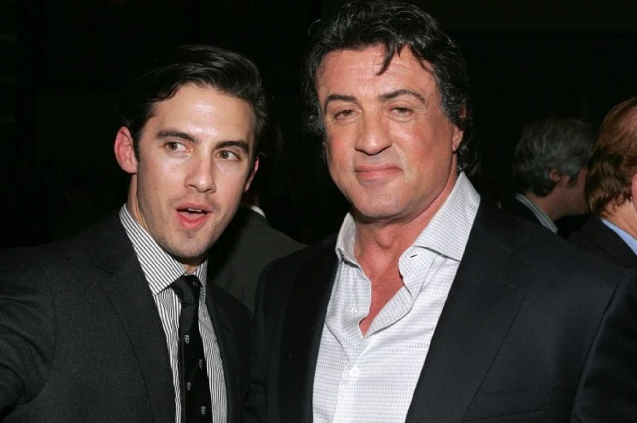 Seargeoh Stallone with his father Photo