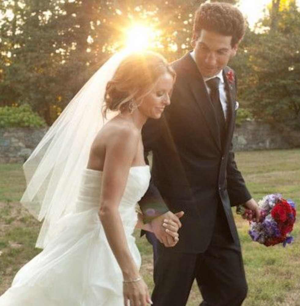 Erin Angle with Jon Bernthal wedding photo