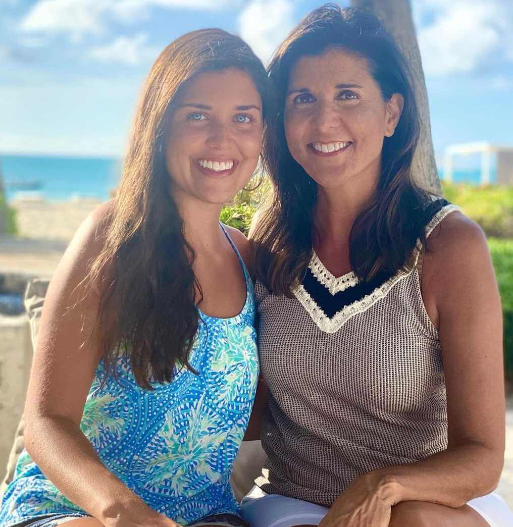 Nikki Haley with her daughter Image