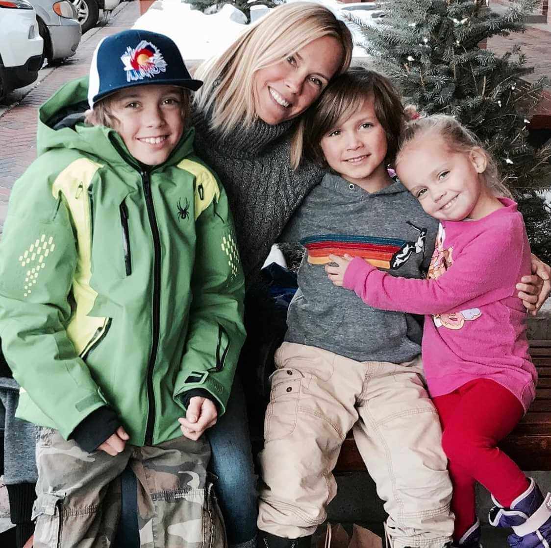Bodhi Hawn Hudson with his mother and siblings Photo