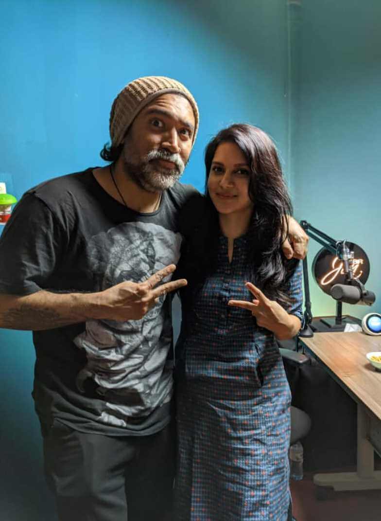 Jon Kabir with Rafiath Rashid Mithila Photo