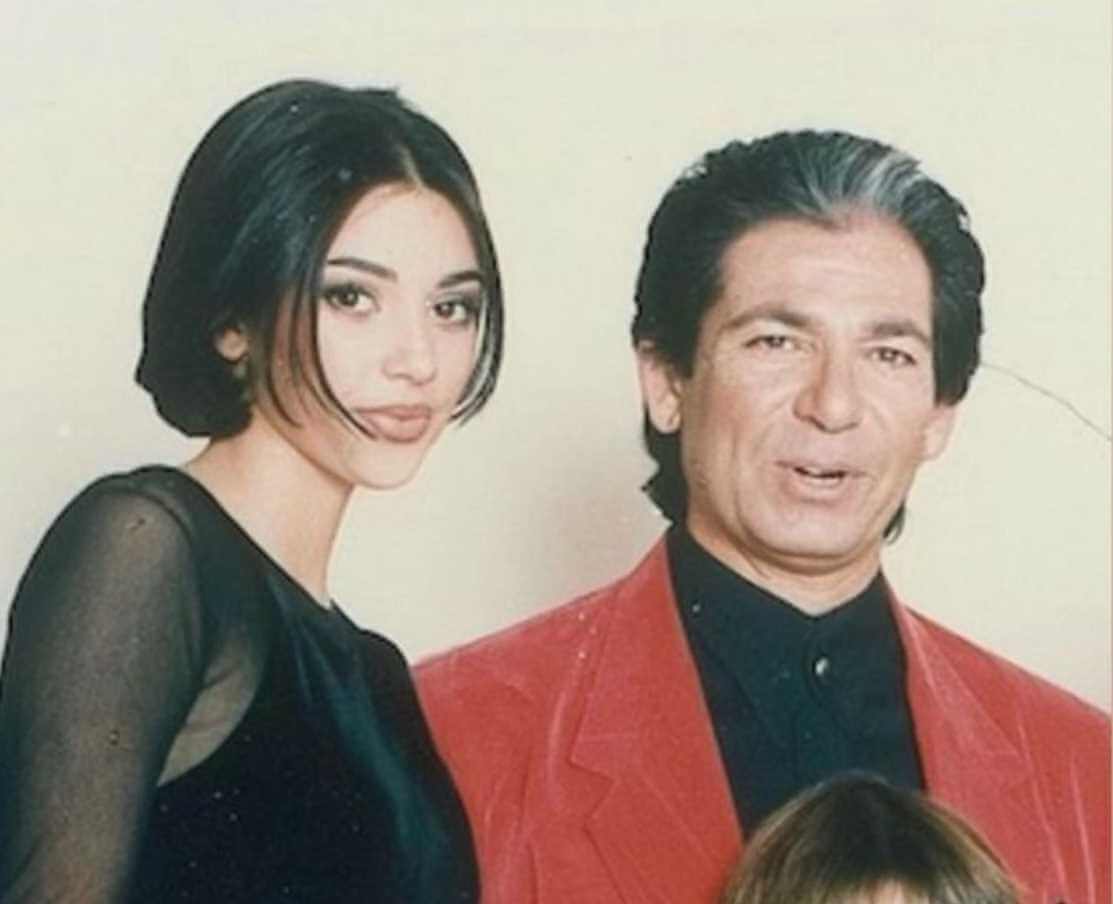 Kim Kardashian with her Father Robert Kardashian Photo