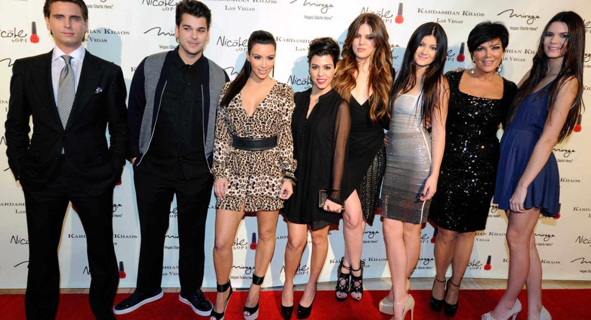 Kim Kardashian with her Siblings photo