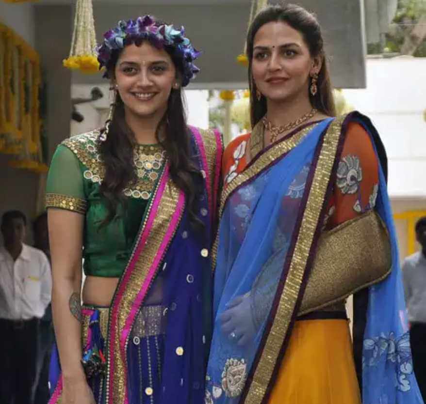 Ahana Deol with her sister photo