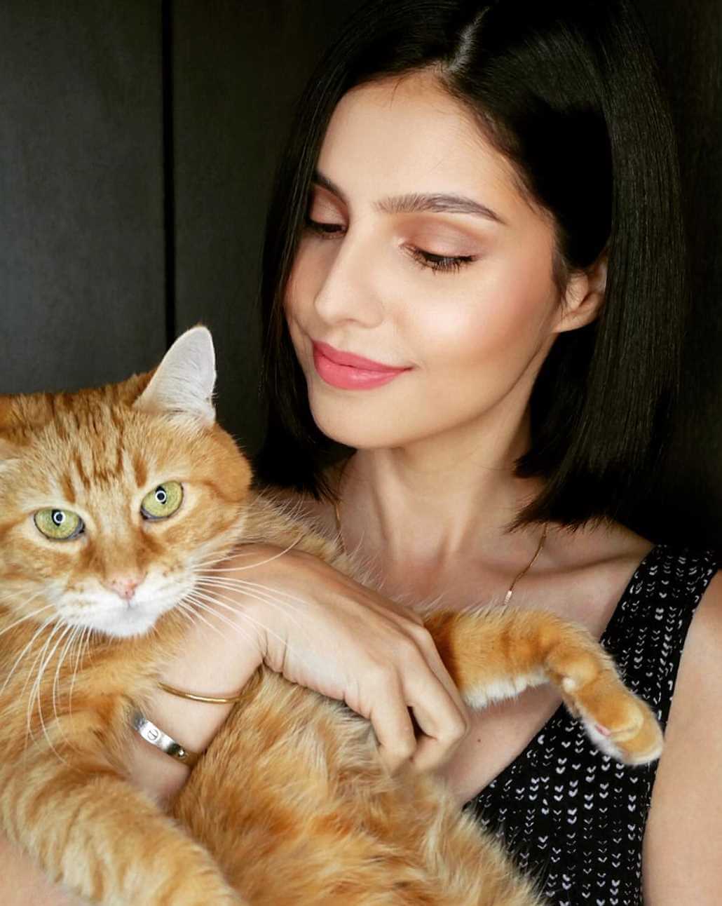 Kat Ramnani with her Cat photo